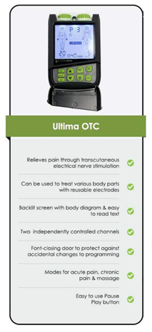 Ultima OTC Tens Unit - Black