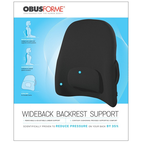 Obus Forme Wideback BackRest Support