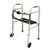 Walker W/seat Adult  2-button & 5  Wheels  Roscoe