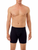 Men's Cotton Spandex and Inguinal Hernia prevention boxer Small/Black