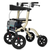 All Terrain Dual-Brake Rollator Walker 12" Wheels
