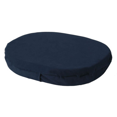 Molded Donut Cushion with Navy Cover - 14