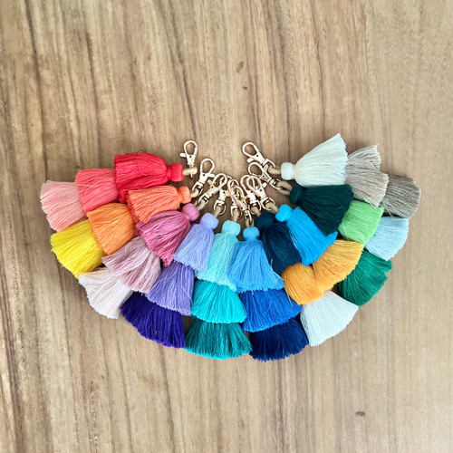 Large Ombre Tassel with Clasp Large Ombre Tassel with Clasp
