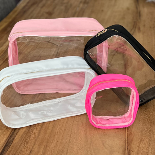 Clear PVC Pouch with Nylon Strip