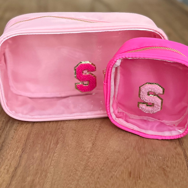 Nylon Bags with One Clear Side and  Patches Nylon Bags with One Clear Side and  Patches