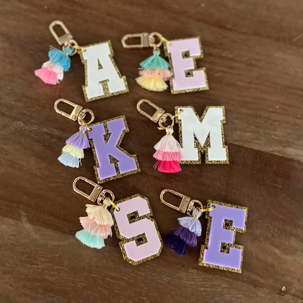 Varsity Letter Keychain (Wholesale)