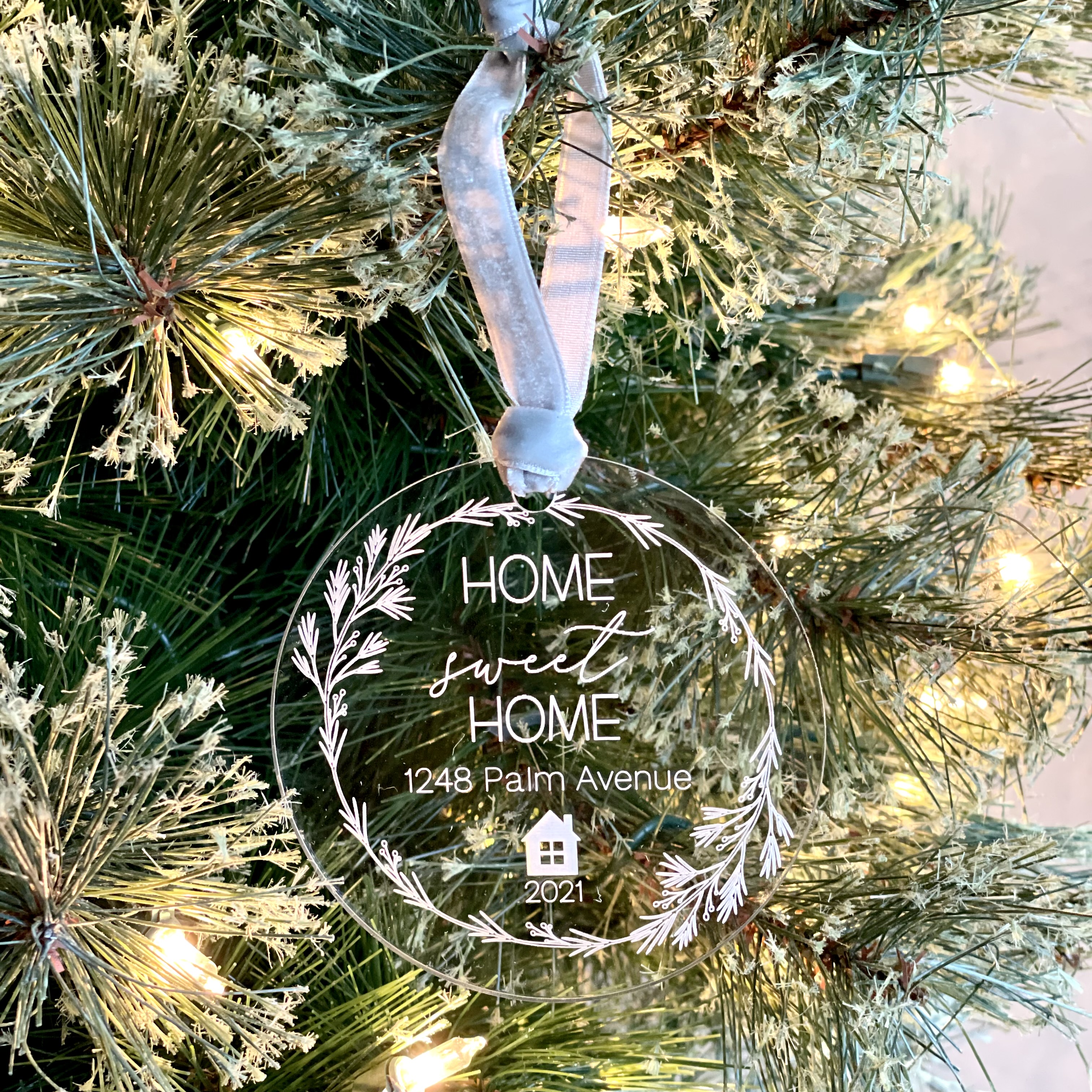 Home Sweet Home Christmas Ornament