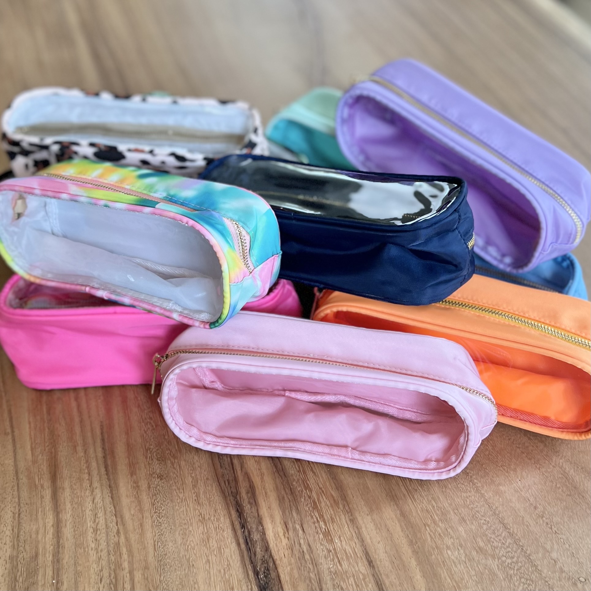 Clear Front Nylon Pencil Case