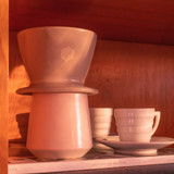 Pilot 15th anniversary ceramic coffee dripper on shelf