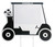 Blank Golf Cart Sign