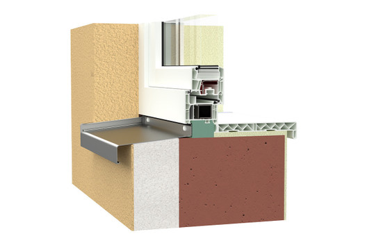Profil inaltare solbanc termic ferestre Thermo Green Aluplast