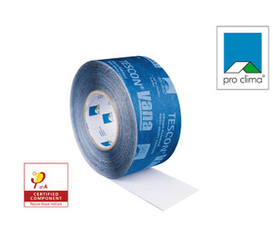 TESCON VANA este o bandă adezivă multifuncțională pentru etanșarea membranelor peste suprapuneri, margini, conexiuni si orice alte elemente TESCON VANA este o bandă adezivă multifuncțională pentru etanșarea membranelor peste suprapuneri, margini, conexiuni si orice alte elemente