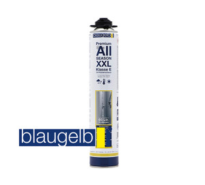 blaugelb Spuma poliuretanica montaj ferestre si usi, pistol, iarna si vara, 750 ml 