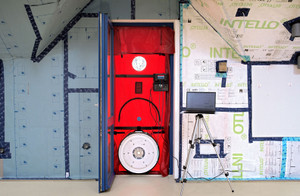 Test de etanșeitate cu ușa suflantă Blowerdoor