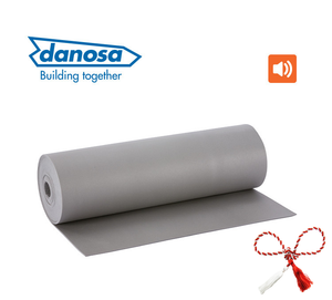 IMPACTODAN 5mm - membrana izolare fonica la zgomot de impact pardoseala, rola 15 mp