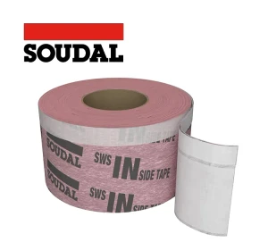 banda etansare ferestre si usi Soudal SWS Extra interior 150mm x 30 m pentru montaj tamplarie PVC