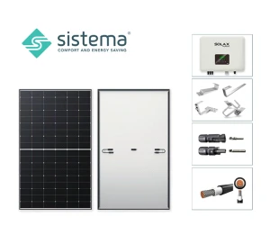 Kit panouri fotovoltaice 6kW trifazic pentru casă cu instalație trifazică