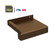 Glaf exterior de aluminiu 40mm, C33-Bronz închis Glaf exterior de aluminiu 40mm, C33-Bronz închis