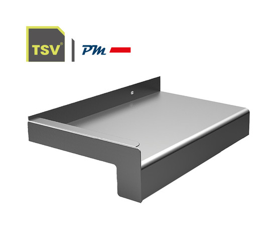 gla様 Pervaz exterior de aluminiu 40mm, EV01 - Argintiu