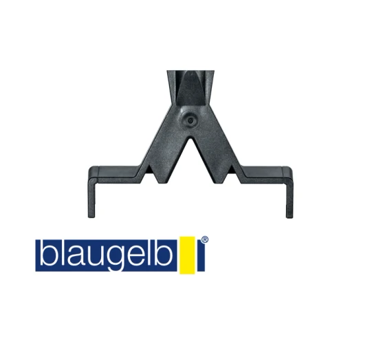 Duză dublă blaugelb pentru aplicarea adezivului pe profilele Triotherm