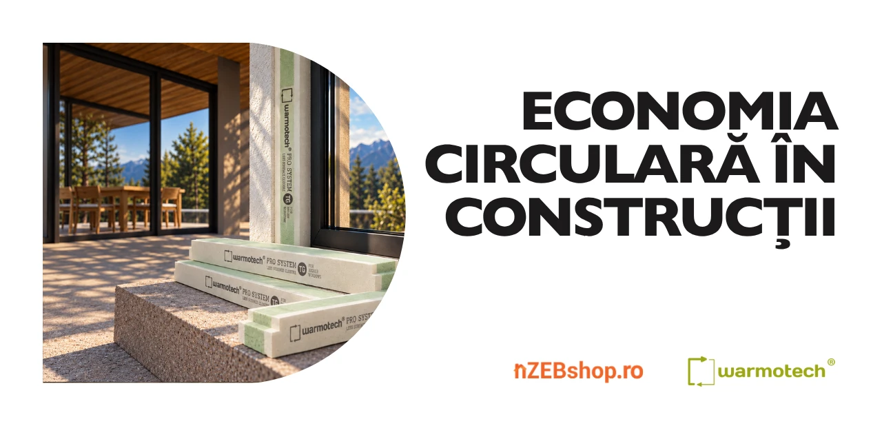 Economia circulară în construcții: cum devin deșeurile de izolație materiale noi