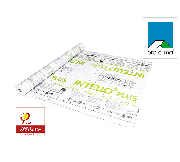 INTELLO PLUS - barieră de vapori inteligentă, certificată case pasive