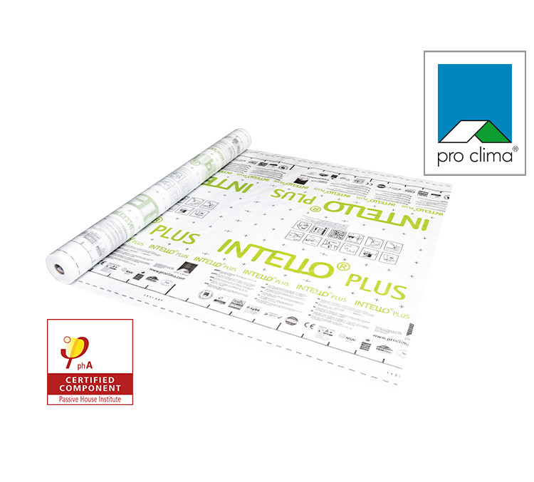 INTELLO PLUS - barieră de vapori inteligentă, certificată case pasive