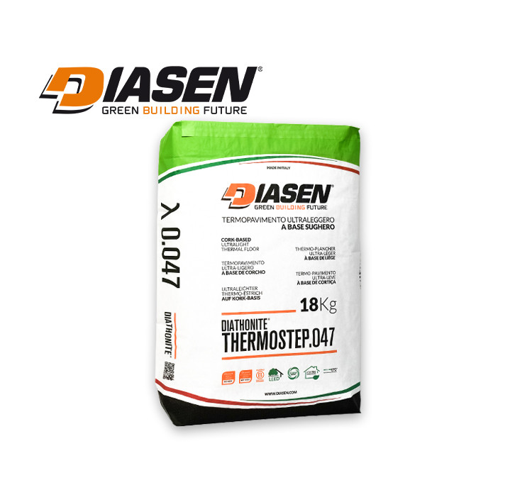 Diasen Diathonite Thermostep.047 - șapă ușoară termoizolantă pe bază de plută