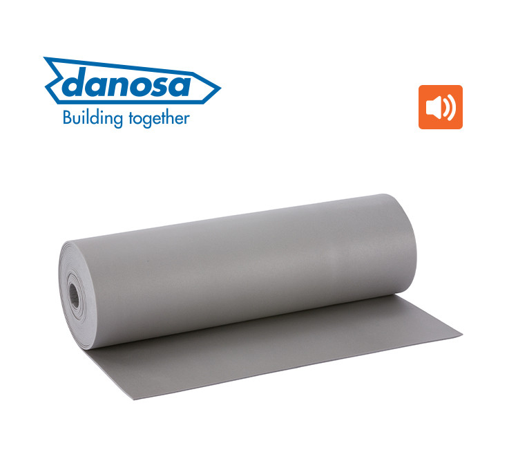 IMPACTODAN 5mm - membrana izolare fonica la zgomot de impact pardoseala, rola 15 mp