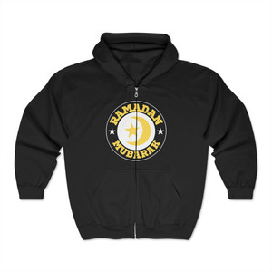 Ramadan Mubarak Full Zip Hoodie - Unisex Heavy Blend™ Ramadan Mubarak Full Zip Hoodie - Unisex Heavy Blend™