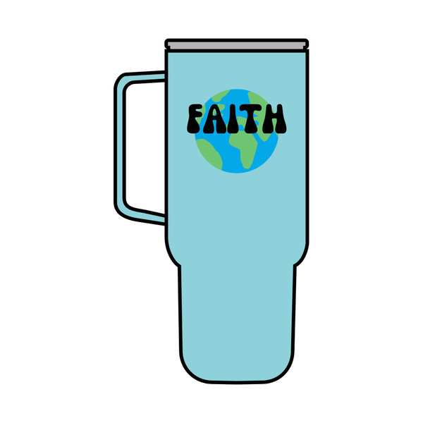 Faith Insulated Tumbler - 40oz Eco-Friendly Drinkware