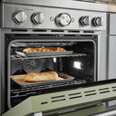 KitchenAid® 30'' Smart Commercial-Style Dual Fuel Range with 4 Burners KFDC500JAV