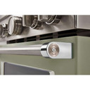 KitchenAid® 30'' Smart Commercial-Style Dual Fuel Range with 4 Burners KFDC500JAV
