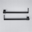 Top Freezer Refrigerator Handle Kit, Black W10721896