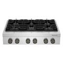 KitchenAid® 36-inch 6-Burner Gas Commercial-Style Rangetop KCGK936TSS