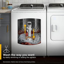 Whirlpool® 5.4 - 5.5 Cu. Ft. I.E.C. Capacity Top Load Washer with Removable Agitator WTW5057LW
