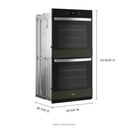 Whirlpool® 10.0 Cu. Ft. Double Smart Wall Oven with Air Fry WOED7030PV