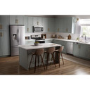 Whirlpool® 24” Stainless Steel Dishwasher with AI Intelligent Wash and Tall Top Rack WDT740SALZ