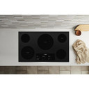 Whirlpool® 36-inch Electric Ceramic Glass Cooktop with Triple Radiant Element WCE97US6KS