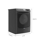 Maytag® Front Load Electric Dryer with Extra Power and Quick Dry Cycle - 7.3 cu. ft. YMED6630MBK