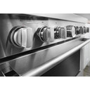 KitchenAid® 36'' Smart Commercial-Style Dual Fuel Range with 6 Burners KFDC506JSS