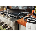 KitchenAid® 36'' Smart Commercial-Style Dual Fuel Range with 6 Burners KFDC506JAV