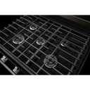 Kitchenaid® 30-Inch 5-Burner Gas Convection Range KFGG500EBS