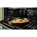 KitchenAid® 30'' Smart Commercial-Style Dual Fuel Range with 4 Burners KFDC500JIB