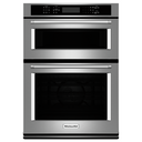 Kitchenaid® 27 Combination Wall Oven with Even-Heat™  True Convection (lower oven) KOCE507ESS