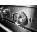 KitchenAid® 30'' Smart Commercial-Style Gas Range with 4 Burners KFGC500JSS