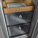 Kitchenaid® 19.4 cu. ft. 36-inch wide Counter-Depth 4-Door Refrigerator with PrintShield™ Finish KRQC506MPS