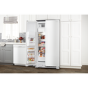 Amana® 33-inch Side-by-Side Refrigerator with Dual Pad External Ice and Water Dispenser ASI2175GRW