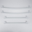 French Door Refrigerator Handle Kit, White W10716734