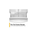 Whirlpool® 36-Inch Wide Counter-Depth French Door Bottom Mount Refrigerator - 20 cu. ft. WRFC2036RW